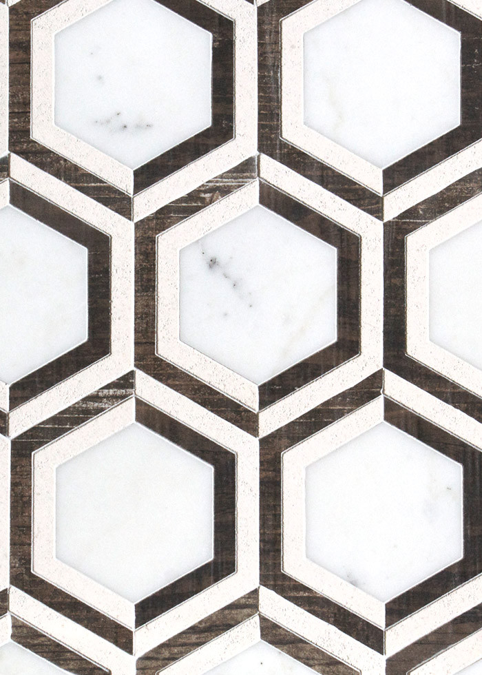 Theodore Marble Porcelain Mosaic